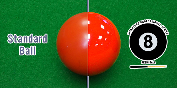 Standard Pool Ball Vs. Signature Pro Series Pool Ball